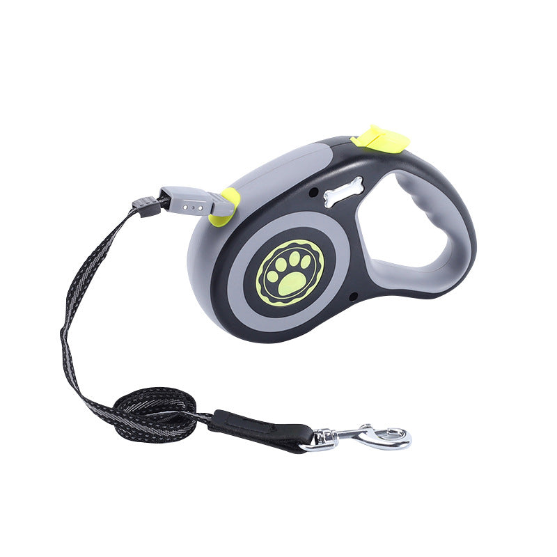 Einziehbare Nylon-Hundeleine für kleine & mittlere Hunde – ABS-Gehäuse, S & L, 3 Farben