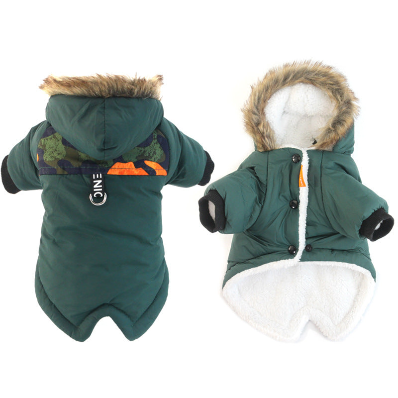 Hunde-Hoodie und Weste fuer Herbst und Winter - Baumwolle | 4 Farben | S-XXL | Warm und Gemuetlich