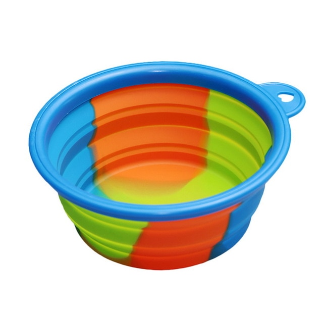 Portabler Silikon Faltnapf – 350ml, 24 Farben, für Wasser & Futter