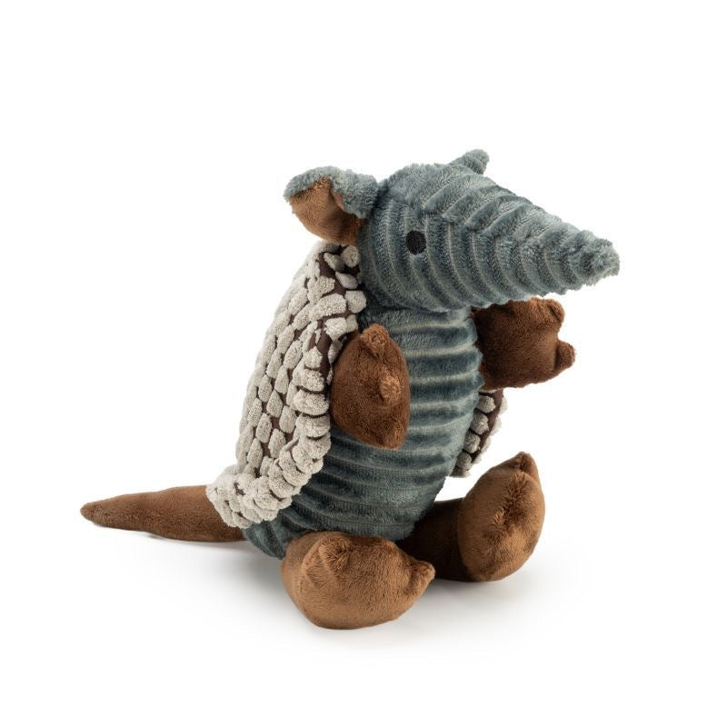 Plüsch-Pangolin – Quietsch- & Zahnpflege-Spielzeug für Hunde, 24 × 17 cm