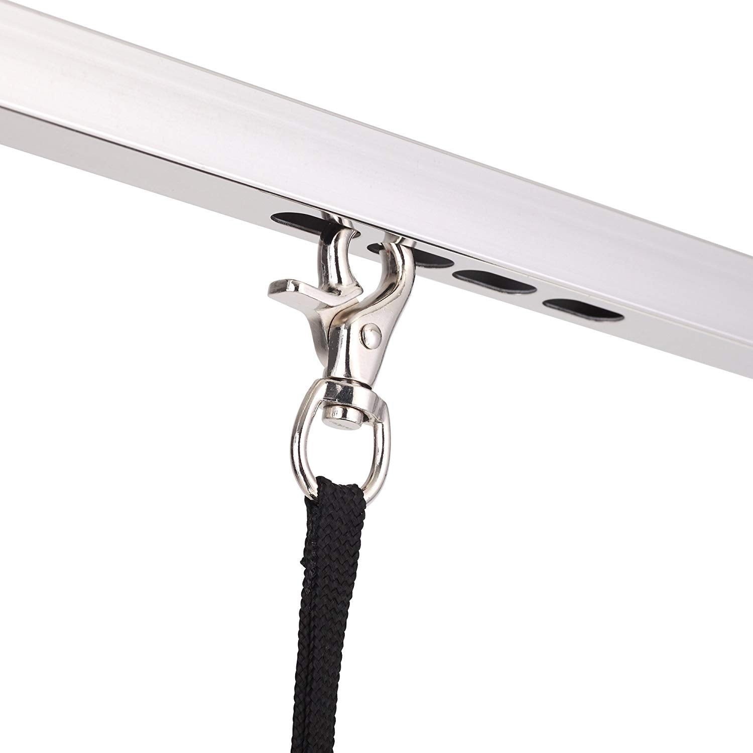 Profi Grooming-Tisch 46" für Hunde – Edelstahl, verstellbarer Arm, 117×60×76cm