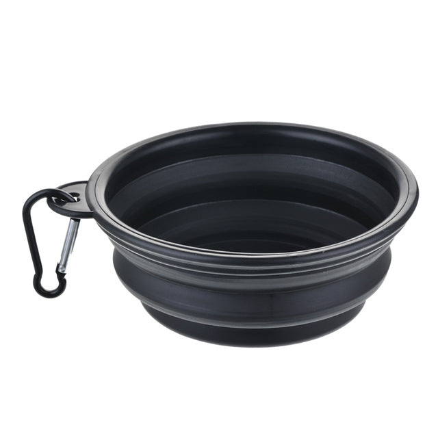 Portabler Silikon Faltnapf – 350ml, 24 Farben, für Wasser & Futter