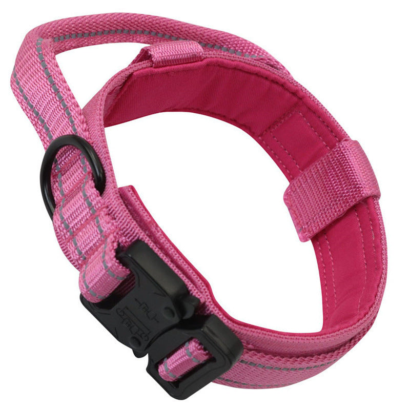 Taktisches Hundehalsband & Leine für Outdoor & Training – 8 Farben, M bis XL, auch als Set