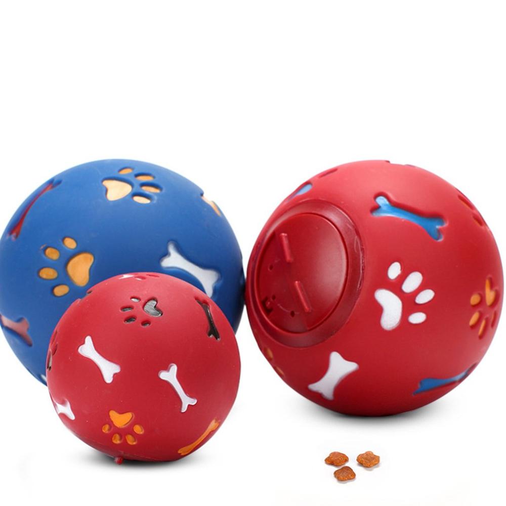 IQ-Trainingsball für Hunde – Leckerli-Spielzeug aus Gummi, bissfest & interaktiv