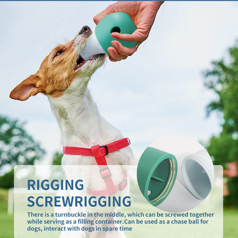 Silikon Leckerli-Ball – Slow Feeder, Zahnpflege & Intelligenzspielzeug für Hunde & Katzen