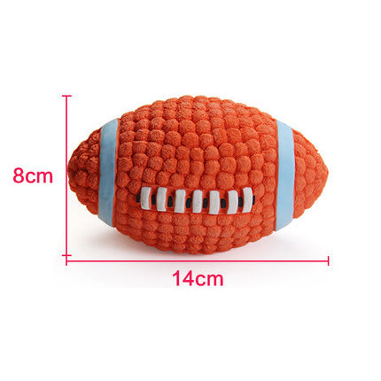 Latex-Quietschbaelle fuer Hunde - Volleyball Tennis Football Rugby | Klein und Gross | Beissresistent