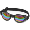 Hundesonnenbrille und Schutzbrille fuer Hunde - Faltbar | Wasserdicht | 6 Farben | Verstellbar