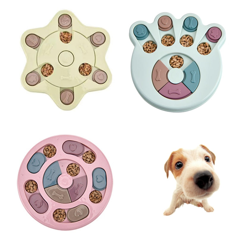 Slow Feeder Napf für Hunde – IQ-Puzzle Fressnapf gegen hastiges Fressen, 3 Typen
