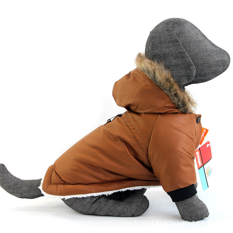 Hunde-Hoodie und Weste fuer Herbst und Winter - Baumwolle | 4 Farben | S-XXL | Warm und Gemuetlich