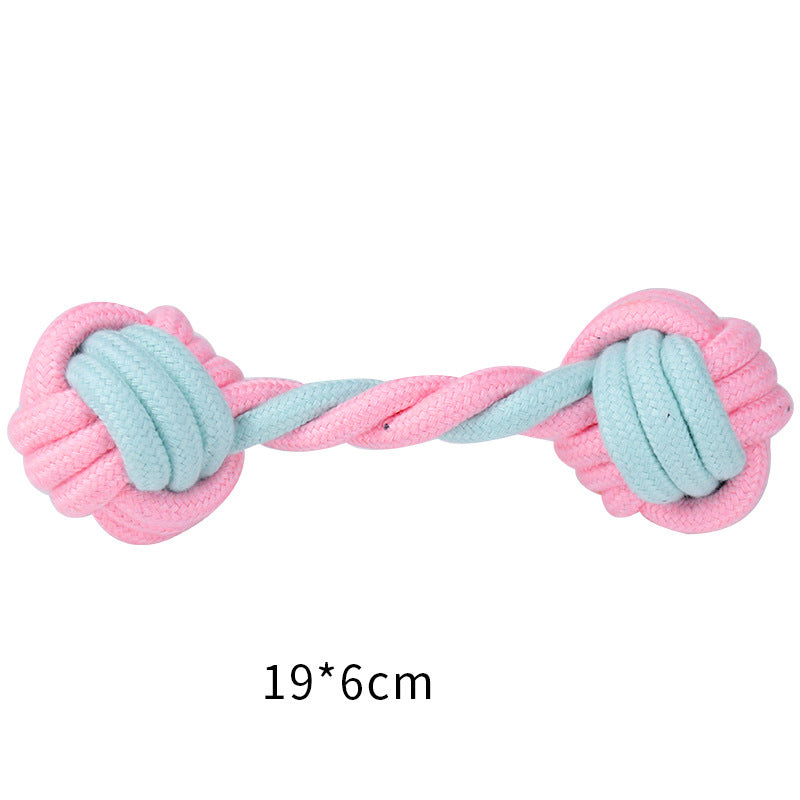 Baumwoll-Knotenspielzeug für Hunde – Kauspielzeug, Molar, 12 Varianten & Sets