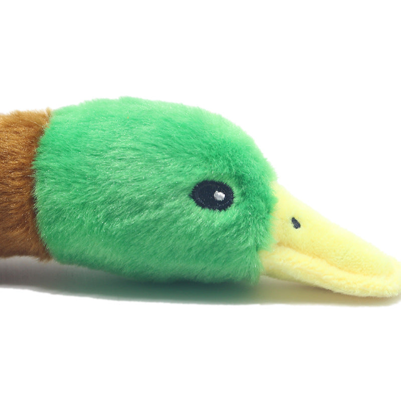 Plüsch-Ente für Hunde – 28 cm, Quietscher & Knisterpapier