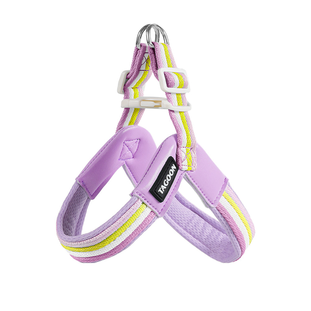 Hundegeschirr Weste mit Leine – PU-Leder & Polyester | 4 Farben | XS–L | inkl. Leine