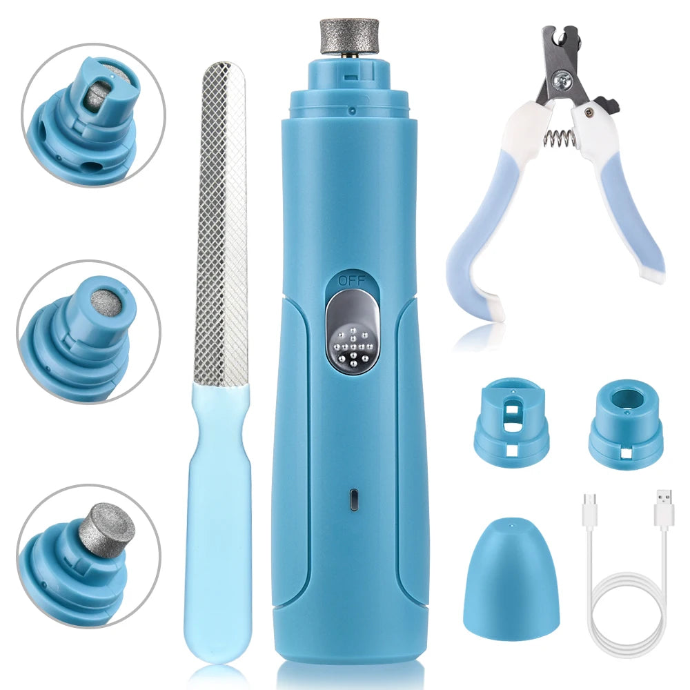 Elektrischer Nagelschleifer für Hunde – USB-aufladbar, leise & schmerzfrei | 3 Styles