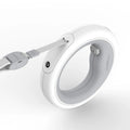UFO 2 Einziehbare Hundeleine mit LED-Licht – 3 m, USB-C, bis 90 kg, Grau & Pink