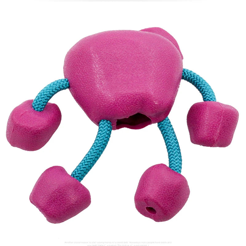 Hundespielzeug Gummi-Smiley-Ball mit Sound | Zahnpflege | 9x8 cm | 3 Farben