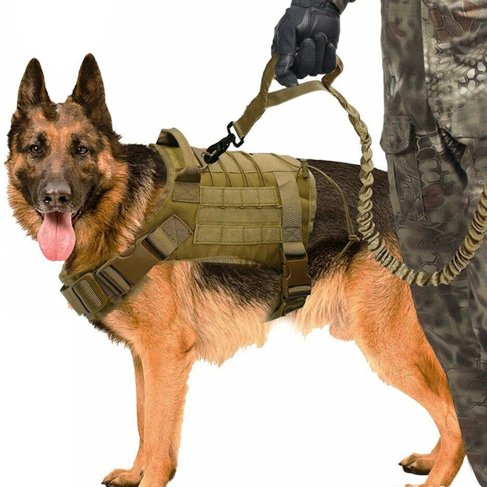 Taktische Hundeweste – atmungsaktiv, 1000D Nylon, M–XL