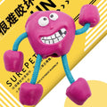 Hundespielzeug Gummi-Smiley-Ball mit Sound | Zahnpflege | 9x8 cm | 3 Farben