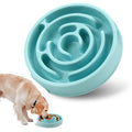 Anti-Schling-Napf im Labyrinth-Design für Hunde – rutschfest, Macaron-Farben