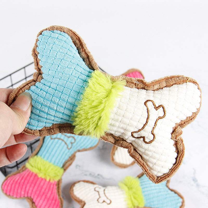 Plüsch Quietschspielzeug für Hunde – Kauen, Beißen & Spaß