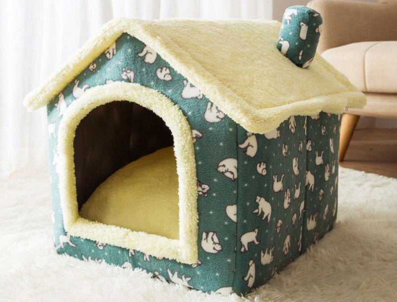 Faltbares Hundehaus & Hundehöhle – selbstwärmend, 13 Designs, S–L