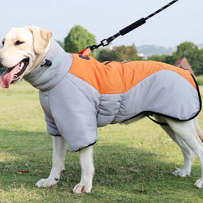 Warmer Wintermantel für Hunde – wasserabweisend, gefüttert, XL bis 6XL