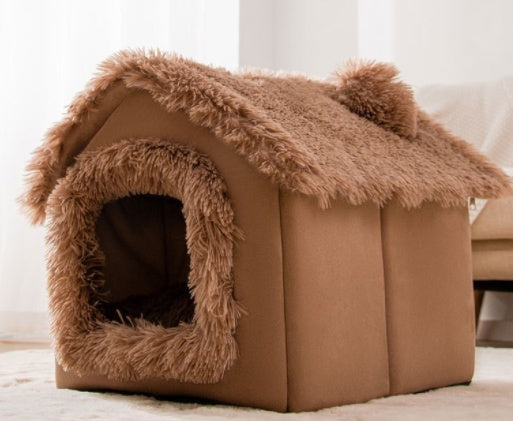 Faltbares Hundehaus & Hundehöhle – selbstwärmend, 13 Designs, S–L