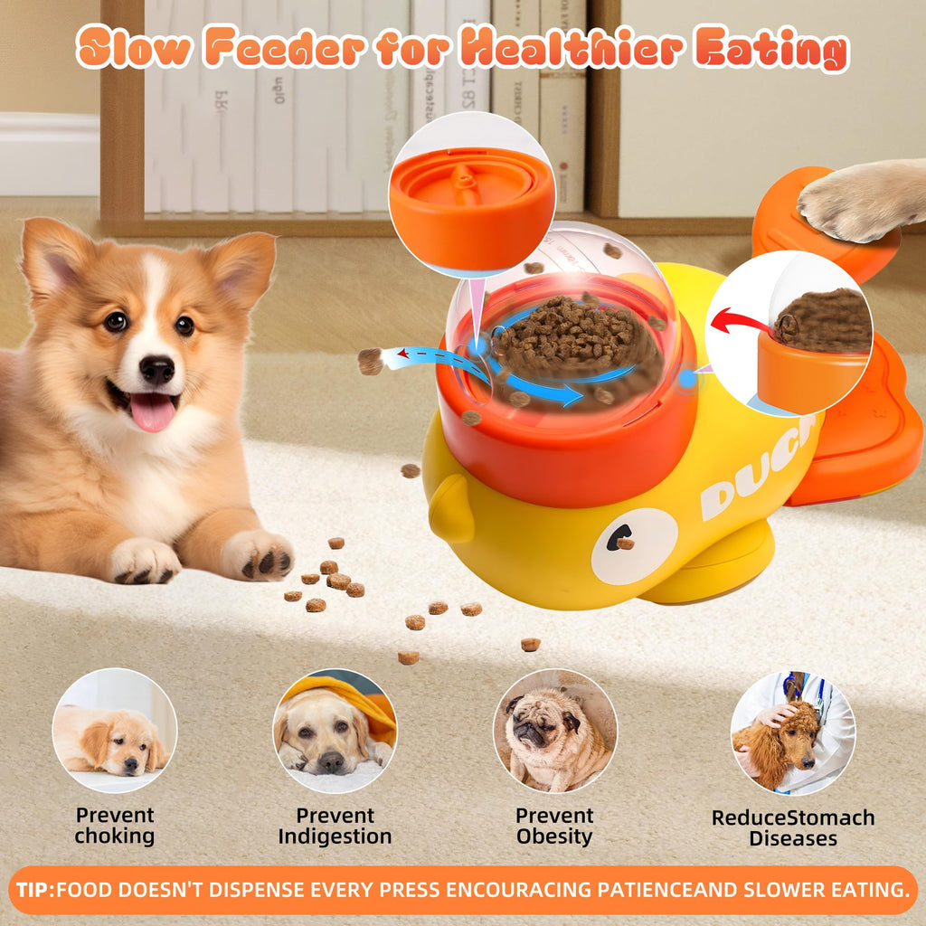 Enten-Futterspender für Hunde – Interaktives Puzzle & Slow Feeder