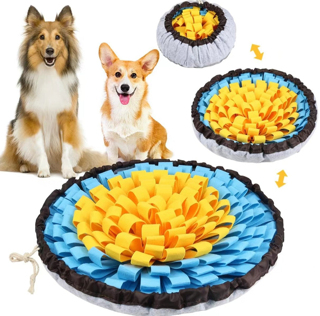 Herzförmiges Schnþffelpad für Hunde – IQ-Puzzle, Slow-Feeding & Trainingsdecke