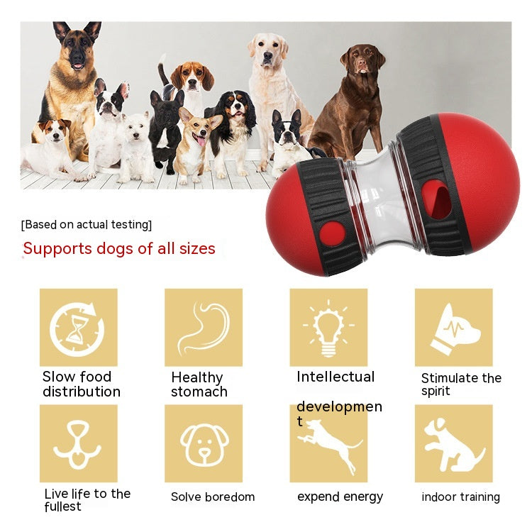 Futterball Tumbler für Hunde – Slow Feeder & Intelligenzspielzeug | Blau / Rot / Set