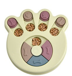 Anti-Schling-Drehteller-Napf für Hunde – 3 Muster, in Pink, Grün & Blau