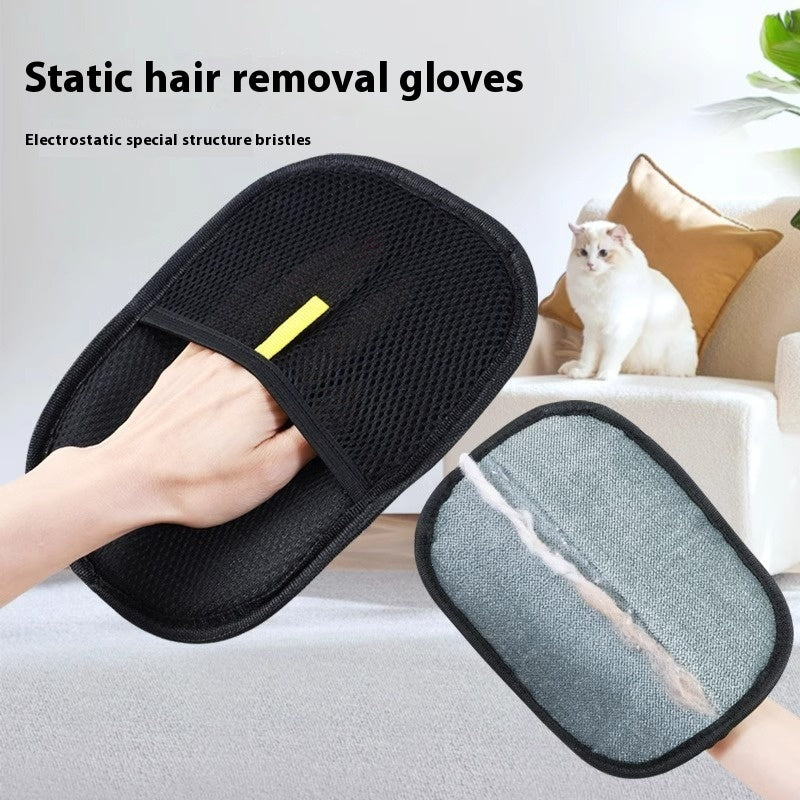 Fellentfernungs-Handschuhe für Hunde & Katzen – beidseitig, Massage & Pflege