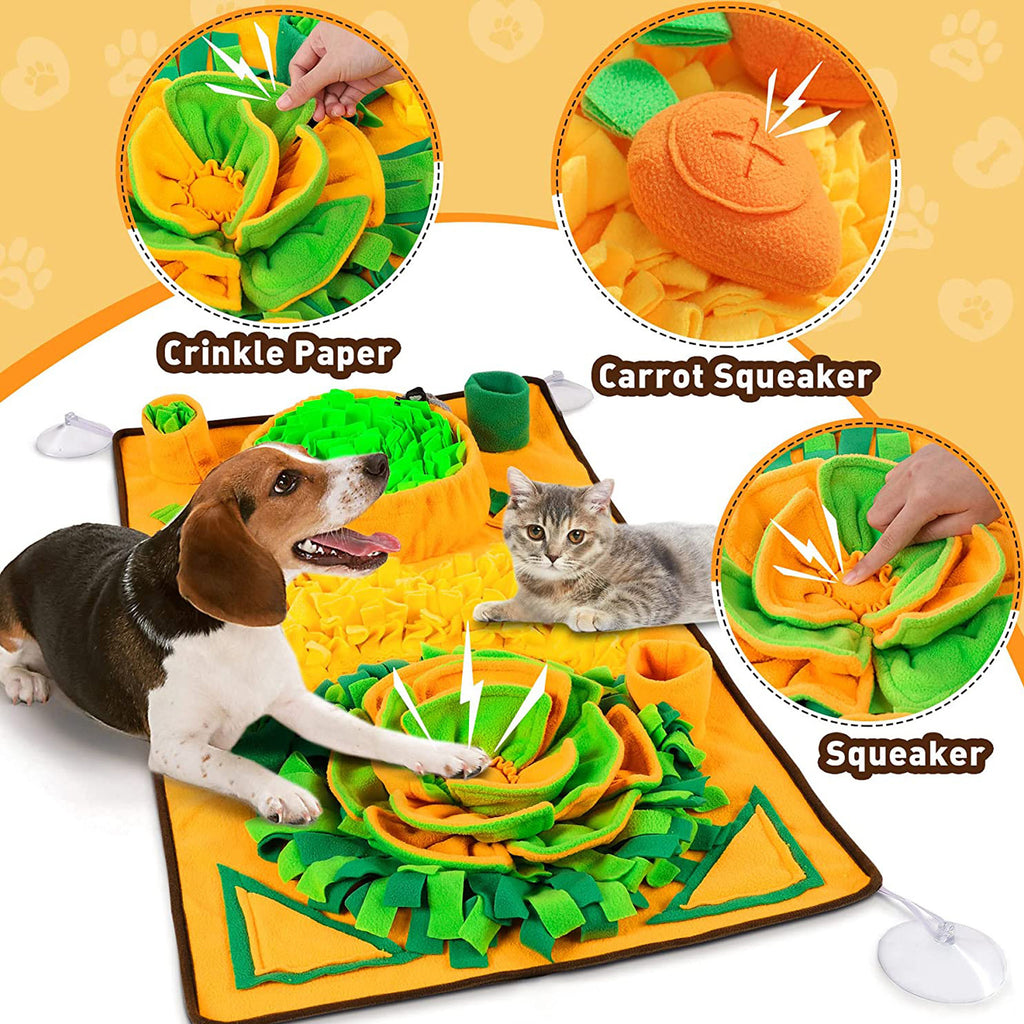 Schnüffelmatte für Hunde – Slow Feeder, Intelligenz & Stressabbau (3 Stile)