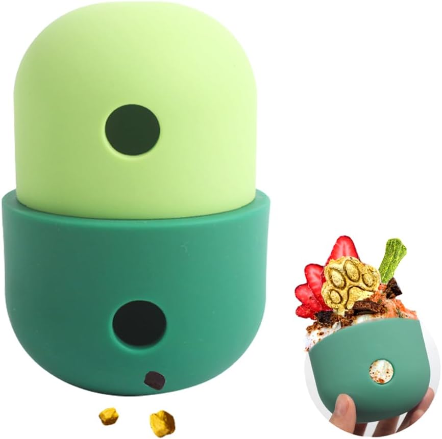 Rollender Leckerli-Ball für Hunde – Silikon, Slow Feeder & IQ-Training