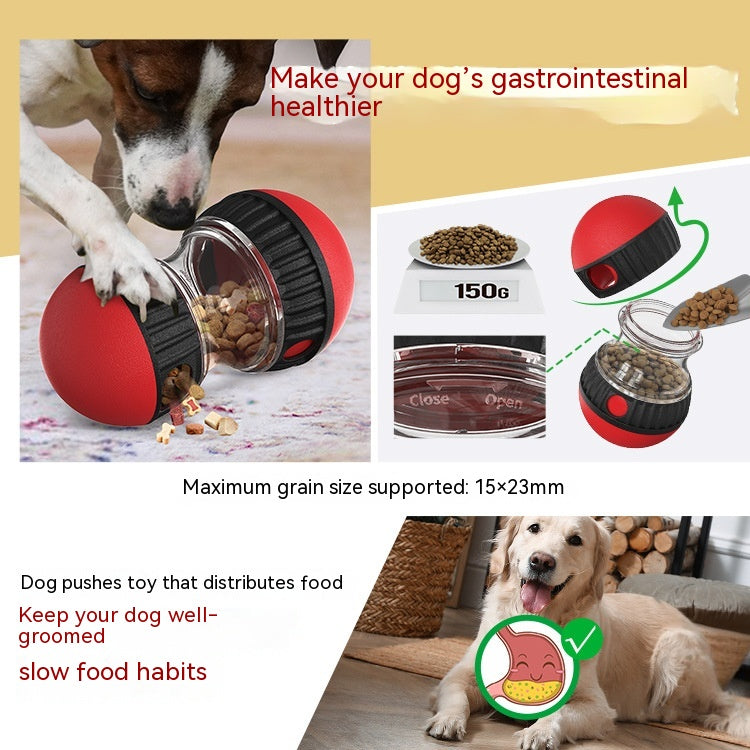 Futterball Tumbler für Hunde – Slow Feeder & Intelligenzspielzeug | Blau / Rot / Set