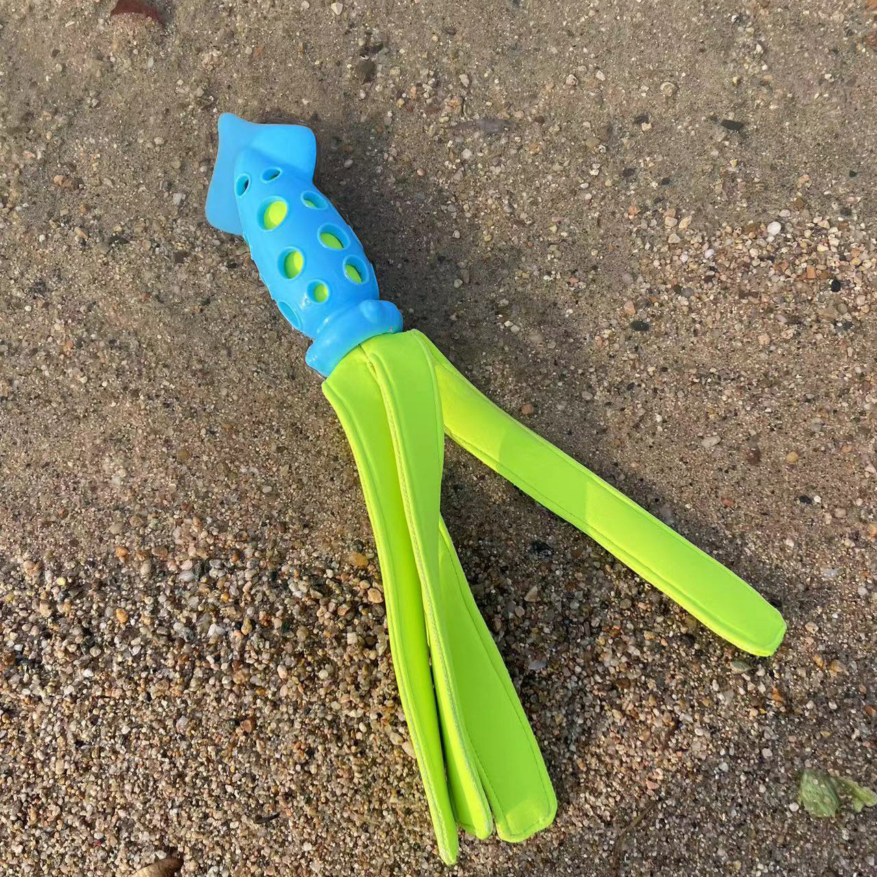 Tintenfisch Quietschspielzeug – Kauspielzeug & Zahnpflege für Hunde
