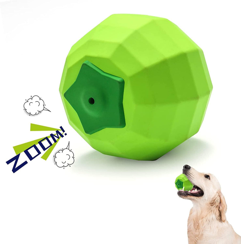 Naturkautschuk Quietschball für Hunde – Kauspielzeug mit Rindfleischgeschmack