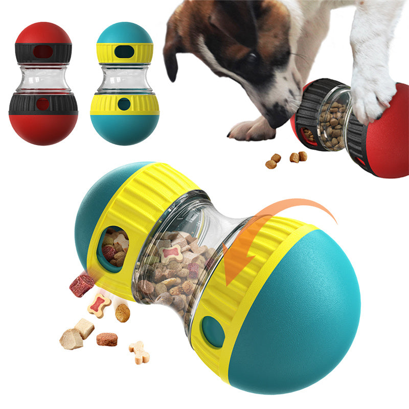 Futterball Tumbler für Hunde – Slow Feeder & Intelligenzspielzeug | Blau / Rot / Set