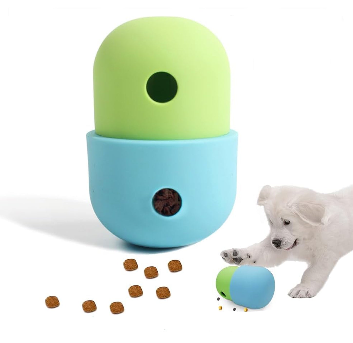 Rollender Leckerli-Ball für Hunde – Silikon, Slow Feeder & IQ-Training