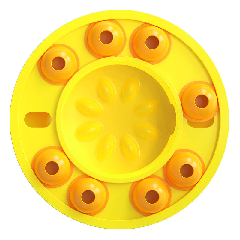 Interaktives Hunde-Intelligenzspielzeug mit Slow Feeder & Roulette – Grün / Blau