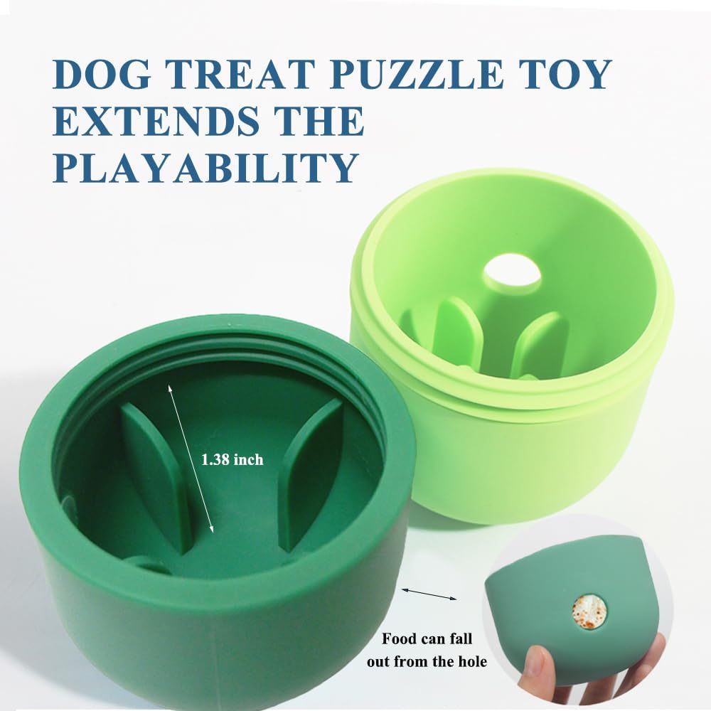 Rollender Leckerli-Ball für Hunde – Silikon, Slow Feeder & IQ-Training