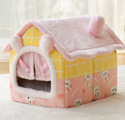 Faltbares Hundehaus & Hundehöhle – selbstwärmend, 13 Designs, S–L
