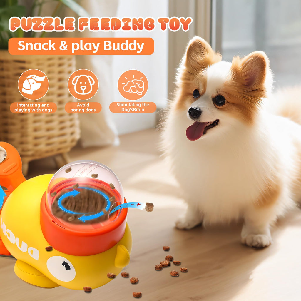 Enten-Futterspender für Hunde – Interaktives Puzzle & Slow Feeder