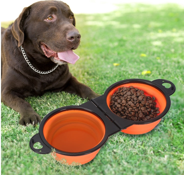 Faltbarer Silikon-Reisenapf für Hunde – portabel, leicht & in 6 Farben