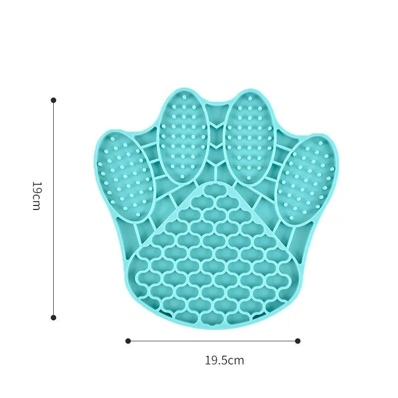Blumenförmiges Silikon-Leckpad für Hunde – Anti-Schling & Slow-Food-Matte