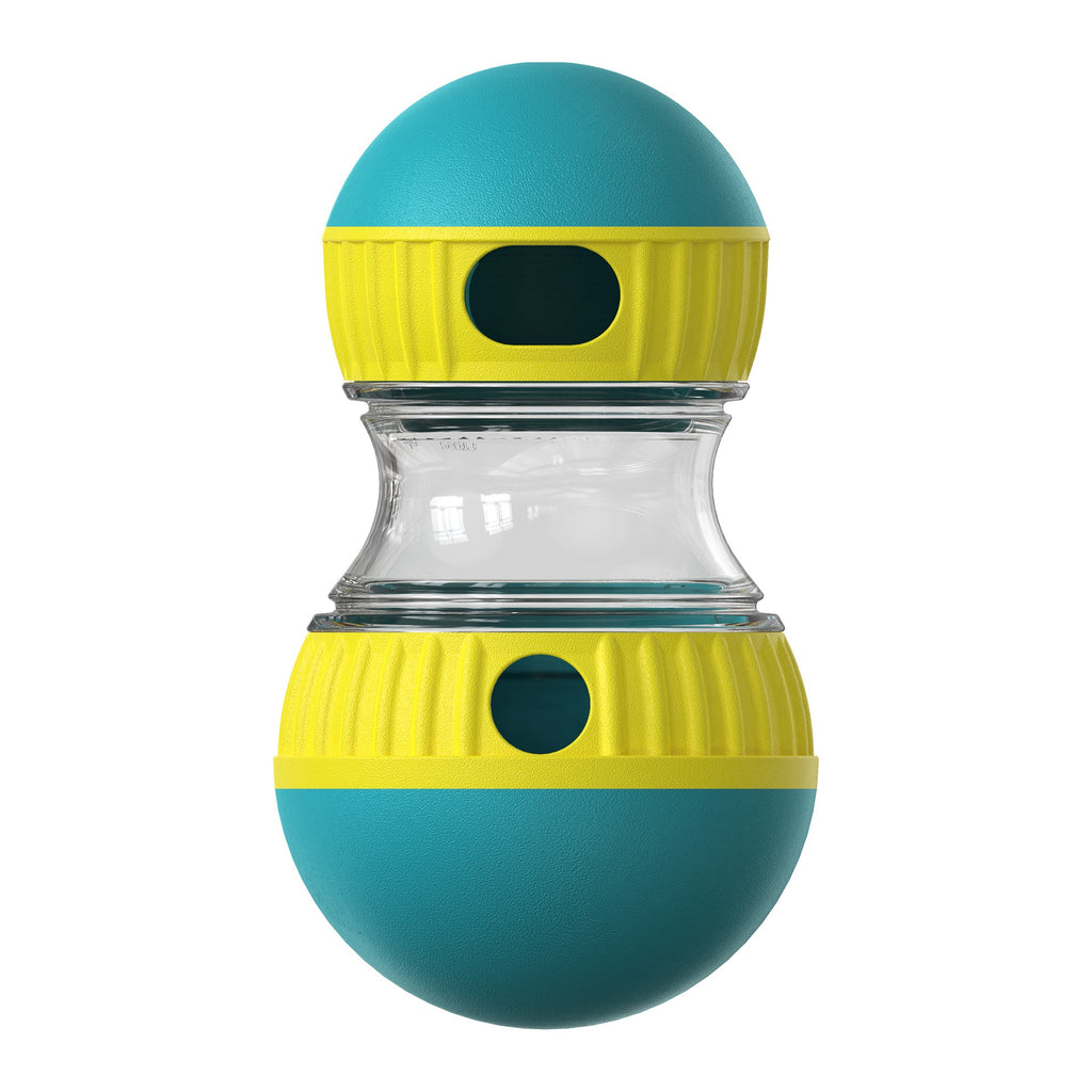 Futterball Tumbler für Hunde – Slow Feeder & Intelligenzspielzeug | Blau / Rot / Set