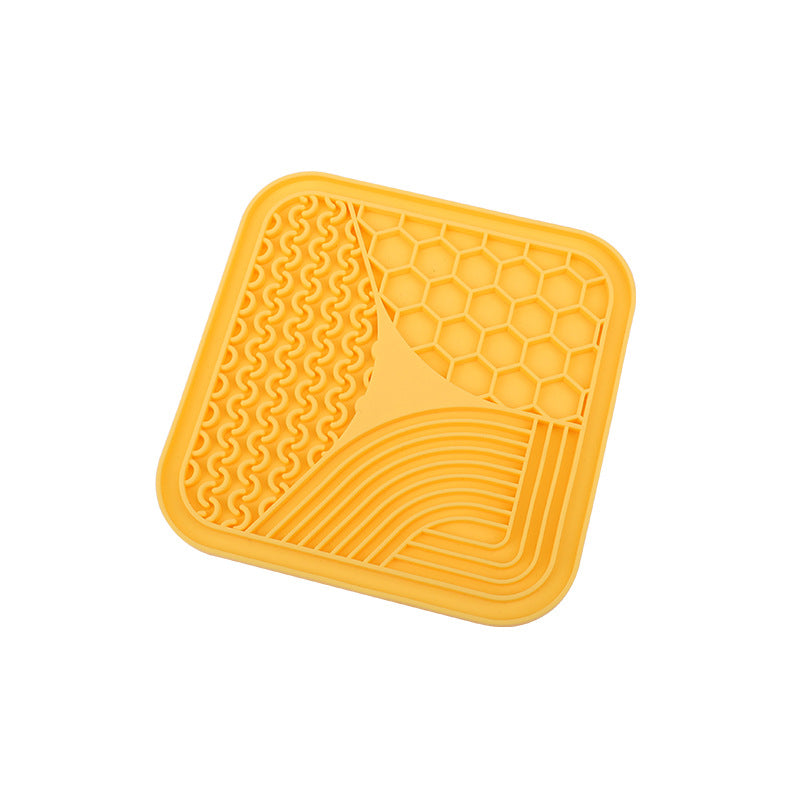 Flaches Silikon-Leckpad für Hunde – Anti-Schling, S (15cm) oder L (20,8cm)