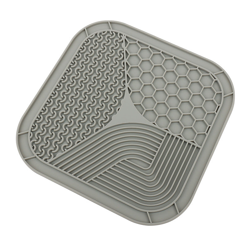 Flaches Silikon-Leckpad für Hunde – Anti-Schling, S (15cm) oder L (20,8cm)