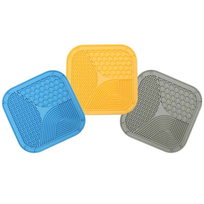 Flaches Silikon-Leckpad für Hunde – Anti-Schling, S (15cm) oder L (20,8cm)