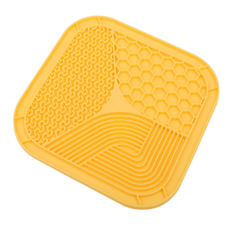 Flaches Silikon-Leckpad für Hunde – Anti-Schling, S (15cm) oder L (20,8cm)