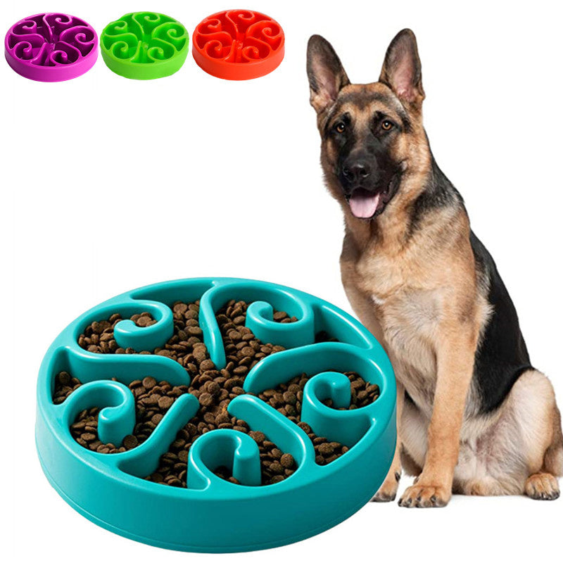 Anti-Schling-Napf mit Labyrinth-Muster für Hunde – rutschfest, in 6 Farben